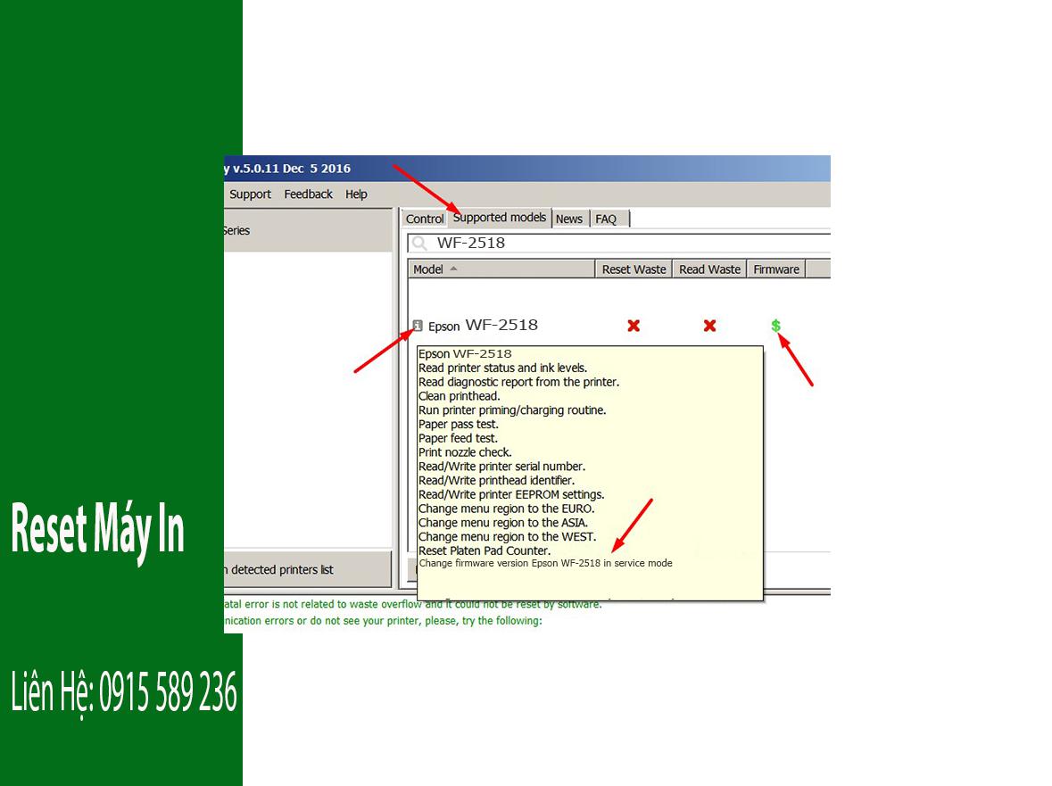 Key Firmware May In Epson WF-2518 Step 1